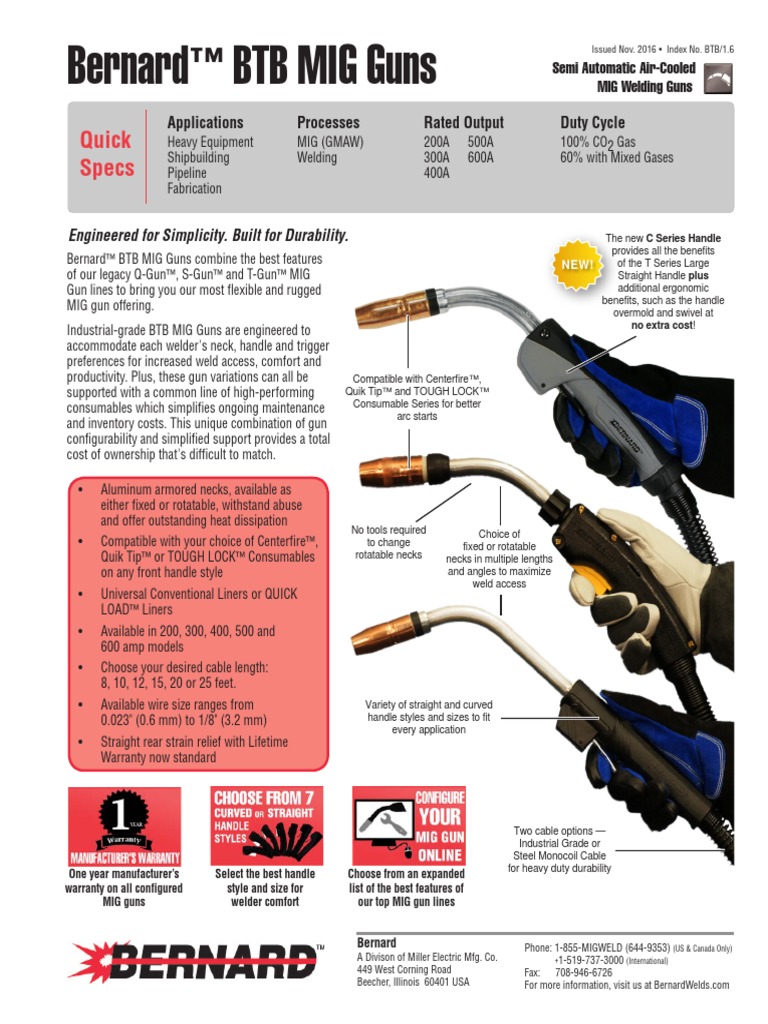 Acciaio C 45 YESWELDER MIG Welding Gun Kit .035\" Tip-Nozzle-Diffuser For Lincoln Magnum 100L And Tweco Mini/#1 (.030\" Accessory Kit Minipimer Kenwood