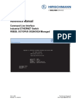 Reference Manual: Command Line Interface Industrial ETHERNET Switch RSB20, OCTOPUS OS20/OS24 Managed