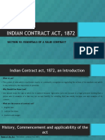 Indian Contract Act, 1872: Section 10: Essentials of A Valid Contract