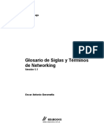 Glosario de Siglas y Terminos de Networking Version 1 1 PDF