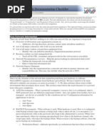 Network Dna Network Documentation Checklist