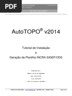 Como instalar AutoTopo