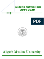Guide To Admissions 2019-2020