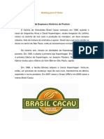 Briefing para 2º Setor - Chocolates Brasil Cacau PDF