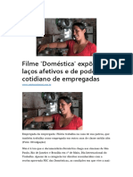 Filme Doméstica expõe laços afetivos e de poder no cotidiano de empregadas.pdf