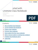 Getting Started With Onenote Class Notebook: Nicolas Kanaris July 2016 Cyprus Pedagogical Institute