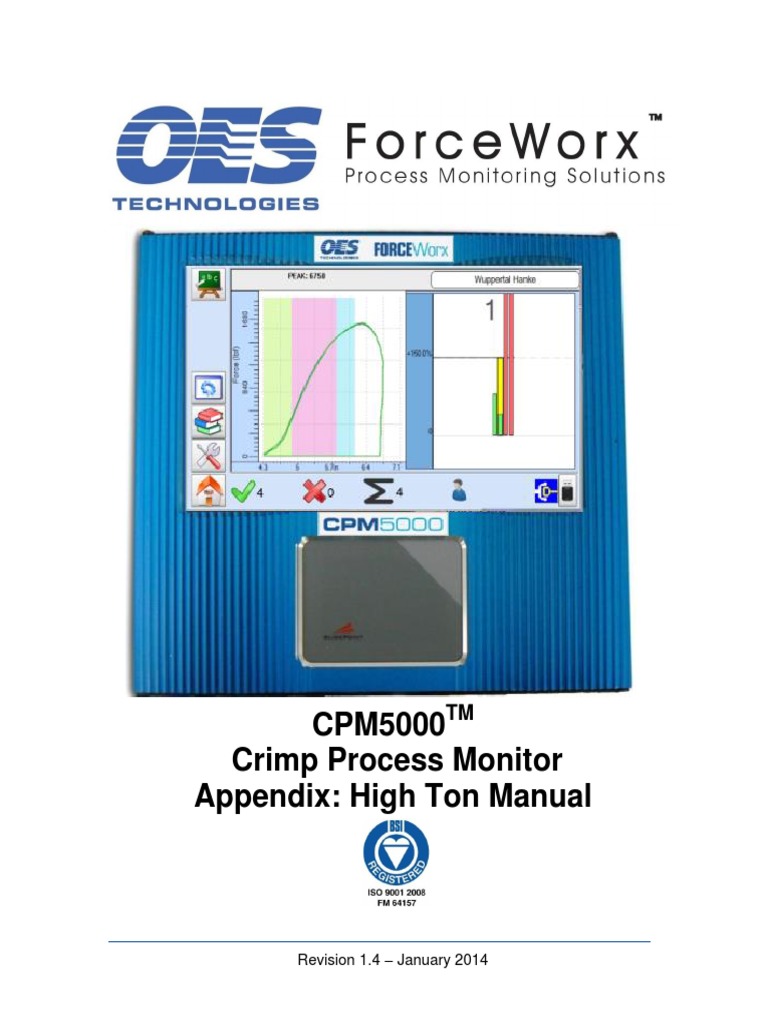 CPM5000 Crimp Process Monitor Manual | PDF | Computing | Software