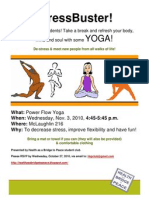 HBP Yoga Event - Nov. 3. 2010