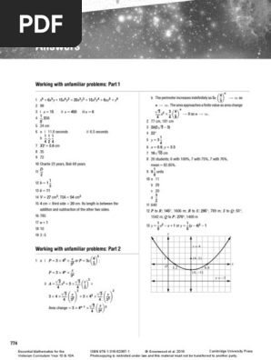 Answers Pdf Numbers Teaching Mathematics