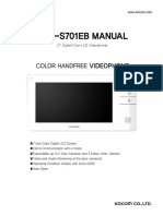 Kocom Kcv-S701eb Manual