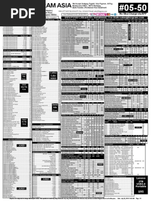 Bizgram Daily DIY Pricelist Month 03 | PDF | Secure Digital | Usb
