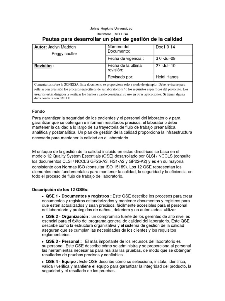Poe Formato | PDF | Gestión de la calidad | Calidad (comercial)