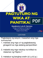 Pagtuturo NG Wika at Panitikan