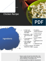 Pozole With Chicken Recipe: Elaborated By: Antonio Cuate Delgado and Fernando Arellano López