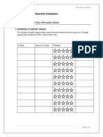 Heuristic Evaluation of Zoo Information Kiosk: Visibility of System Status