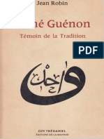 J. Robin - René Guénon, Témoin de La Tradition (Première Édition 1978) PDF