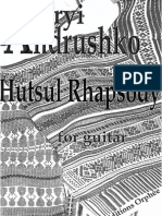 Andryi Andrushko Hutsul Rhapsody For Guitar PDF