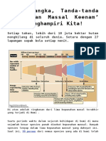 Tanda Tanda Kepunahan Massal Yang Ke-Enam