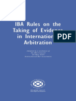 IBA Rules on the Taking of Evidence in Int Arbitration 201011 FULL (1).pdf