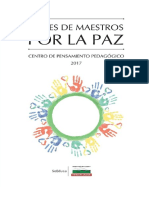 VOCES DE MAESTROS POR LA PAZ - Centro de Pensamiento Pedag+ Gico de Antioquia - 2017 PDF