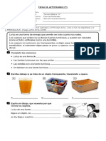 Fichas Ciencias 3° Unidad 1