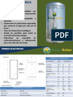 Ficha Tecnica Termas Electricas PDF