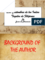 Customs of The Tagalog