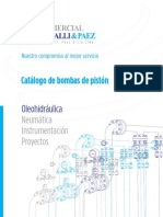 Nuestro Compromiso Al Mejor Servicio. Catálogo de Bombas de Pistón. Oleohidráulica Neumática Instrumentación Proyectos