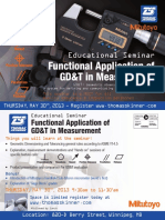 Functional Application of GD&T in Measurement: Educational Seminar