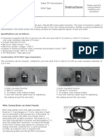 PV Connector Instructions