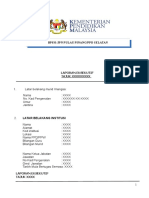 FORMAT BARU Laporan Kes Kesihatan