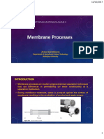 Membrane Processes, PDF