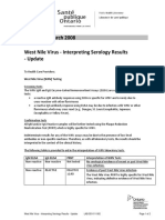 LAB SD 011 West Nile Virus Interpreting Serology Results