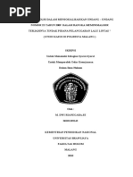 Download UPAYA POLRI DALAM MENSOSIALISASIKAN UNDANG  UNDANG NOMOR 22 TAHUN 2009  DALAM RANGKA MEMINIMALISIR TERJADINYA TINDAK PIDANA PELANGGARAN LALU LINTAS   STUDI KASUS DI POLRESTA MALANG  by amir arif SN40291189 doc pdf
