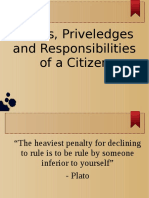 Rights and Privileges of A Citizen