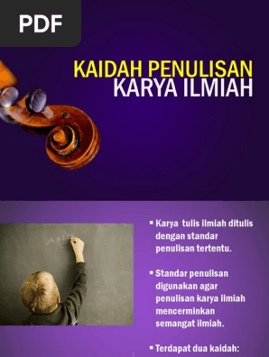 10 Kaidah Penulisan Karya Ilmiah Pdf