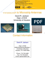 Introduction To Microstrip Antennas