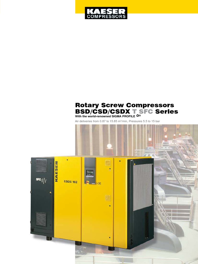Kaeser Rotary Screw Compressors Overview | PDF | Clothes Dryer ...