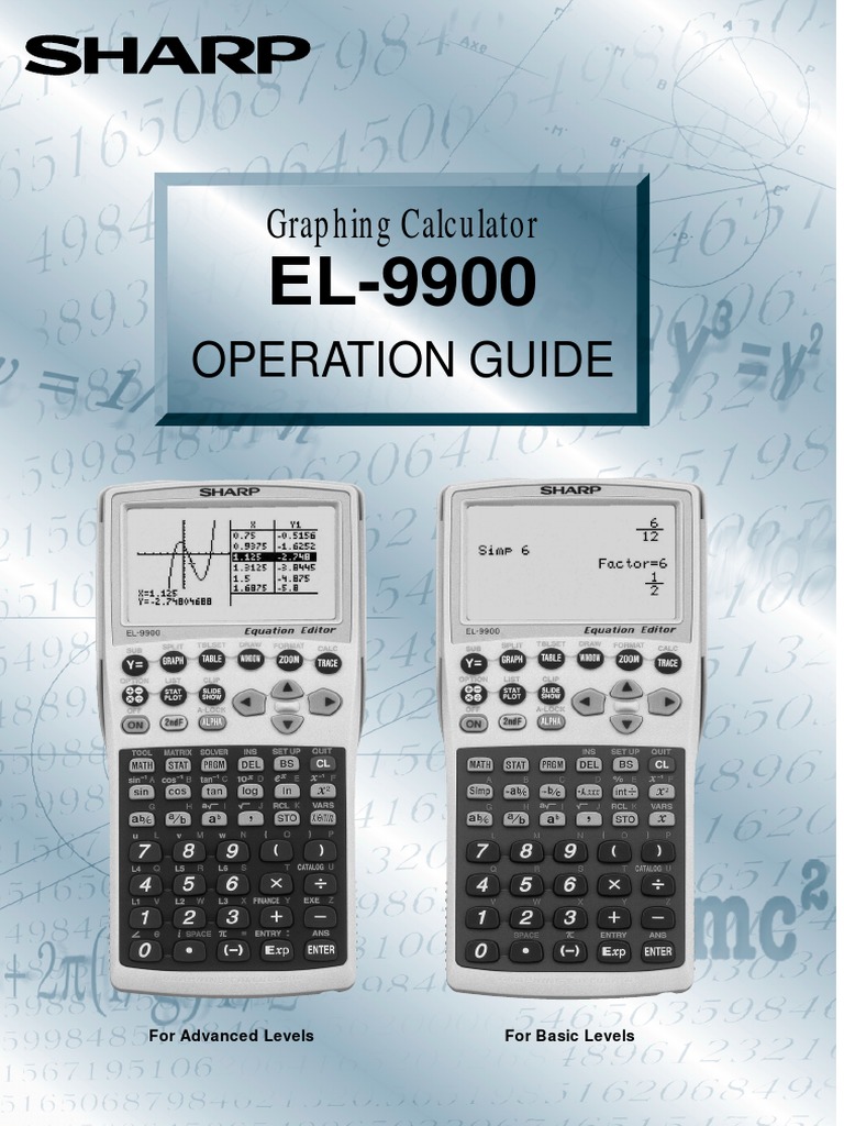 Operation Guide: Graphing Calculator | PDF | Calculator | Computer Keyboard