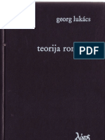 Georg Lukacs Teorija Romana PDF