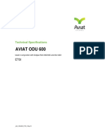 Aviat Odu 600 (Etsi) Technical Specifications - Apr 10 - 2015