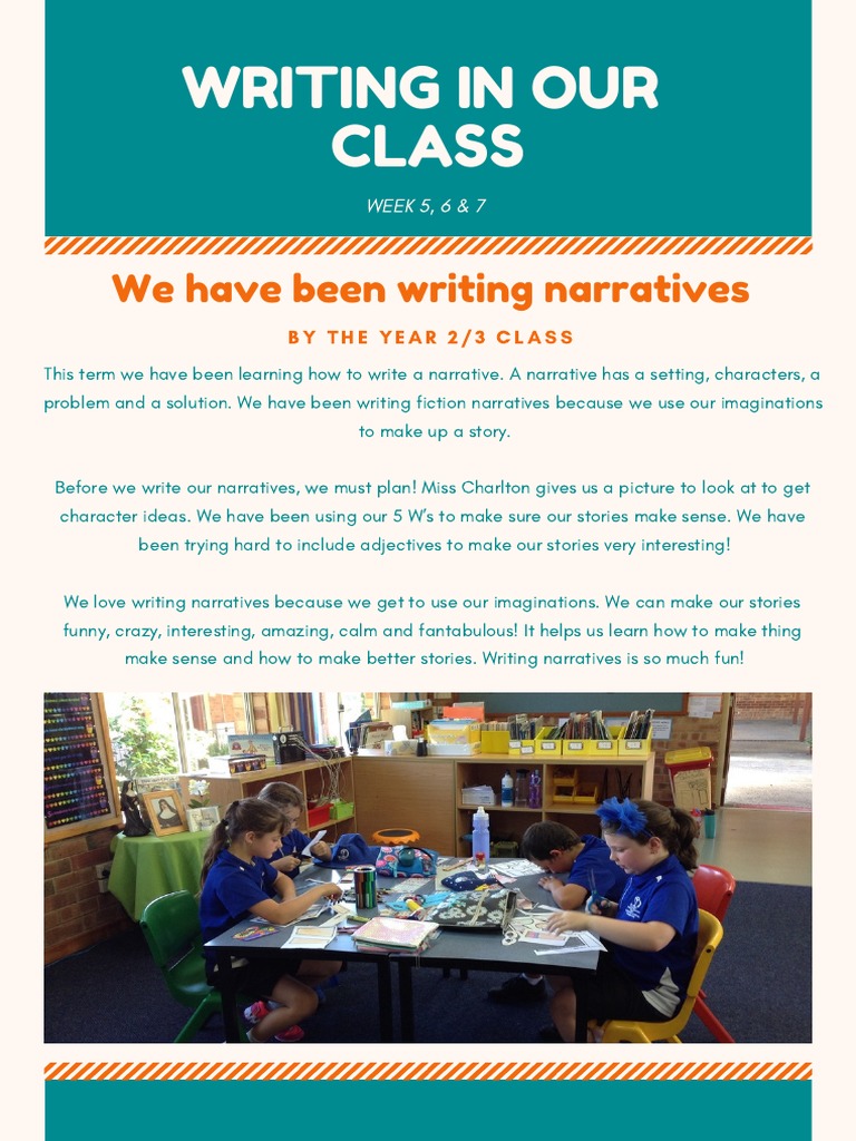 Writing in Our Class | PDF | Language Arts & Discipline | Self-Improvement