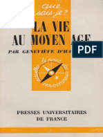 D'Haucourt Geneviève - La Vie Au Moyen Age PDF