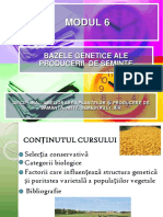 MODUL 6 Bazele Genetice Ale Producerii de Samanta