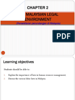 The Malaysian Legal Environment: (Persekitaran Perundangan Di Malaysia)