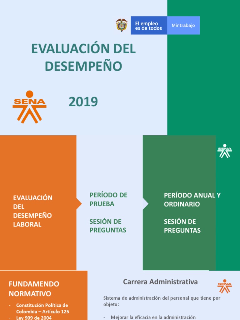Evaluación de desempeño en periodo de prueba | Evaluación | Planificación