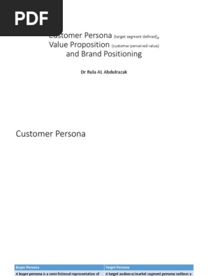 Customer Persona and value proposition.pptx