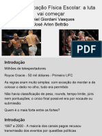 MMA e Educação Física Escolar - A Luta Vai Começar APRESENTAÇÃO PDF