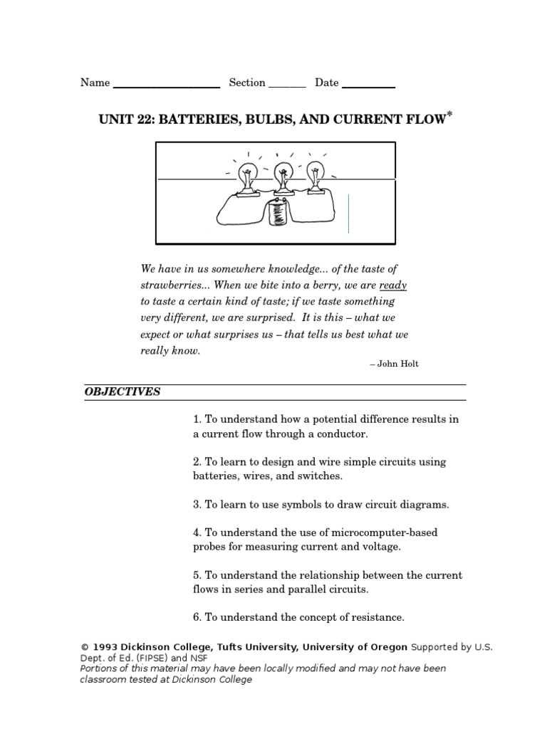 Unit 22 | PDF | Voltage | Electricity