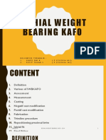 Ischial Weight Bearing KAFO